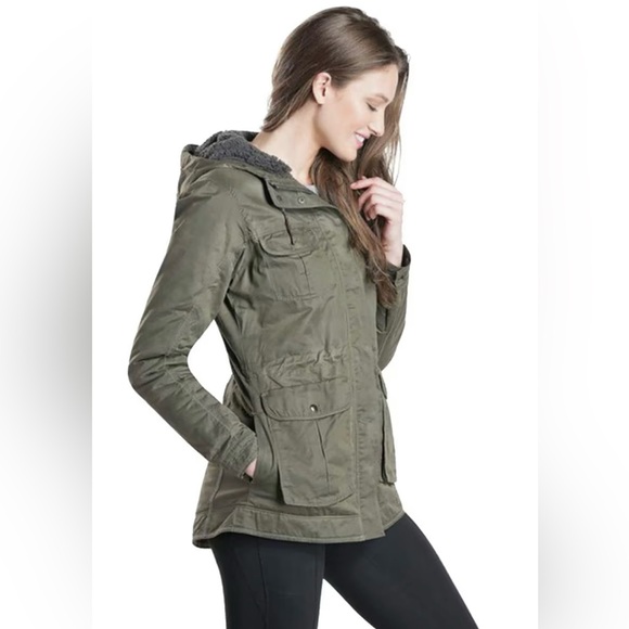 Kuhl Fleece Lined Women’s Luna Jacket, Olive Green, Size Large, NWOT - Picture 2 of 15